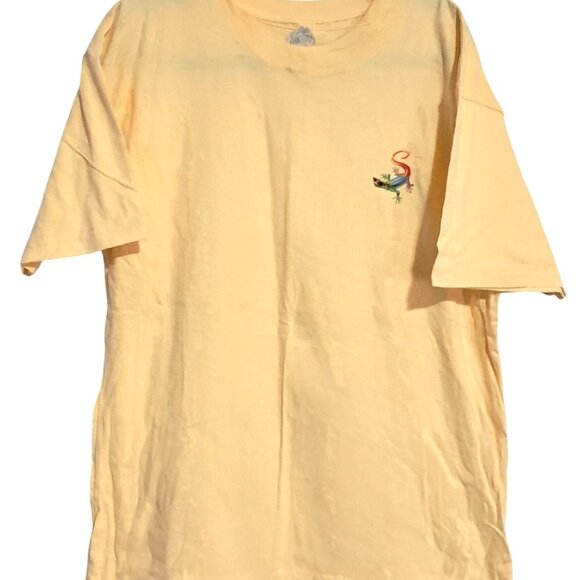 Goin Coastal Yellow Drinks On The House Graphic T-Shirt L Cotton Unisex 2006 - Picture 2 of 11